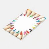 gekleurde pennen post-it® notes (Schuin)