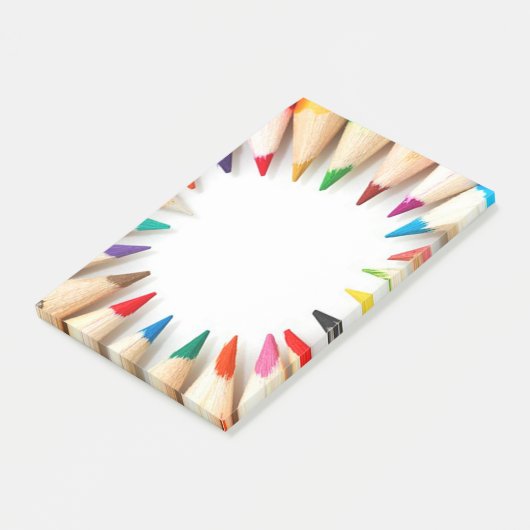 gekleurde pennen post-it® notes (Schuin)
