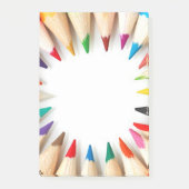 gekleurde pennen post-it® notes (Voorkant)