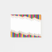 gekleurde pennen post-it® notes (Voorkant)