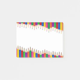 gekleurde pennen post-it® notes