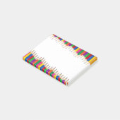 gekleurde pennen post-it® notes (Schuin)