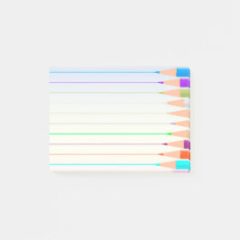 gekleurde pennen post-it® notes