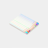 gekleurde pennen post-it® notes (Schuin)