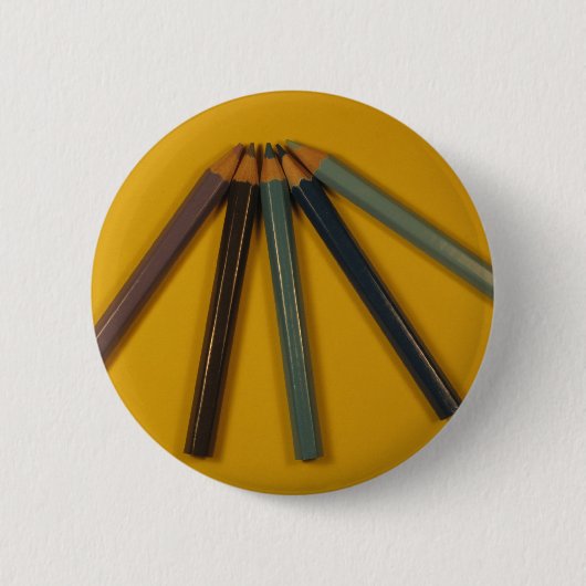 gekleurde pennen ronde button 5,7 cm (Voorkant)