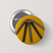 gekleurde pennen ronde button 5,7 cm (Voorkant /achterkant)