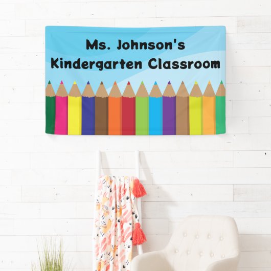 gekleurde pennen spandoek (Insitu)