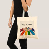  gekleurde pennen tote bag (Voorkant (product))