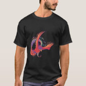 Gekleurde Phoenix Bird T-shirt (Voorkant)