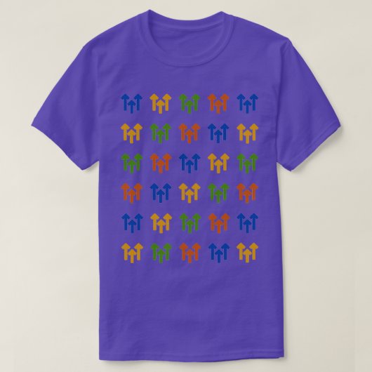 gekleurde pijlen t-shirt (Design voorkant)