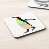 gekleurde pinguïn drankjes onderzetter (Linkerzijde)