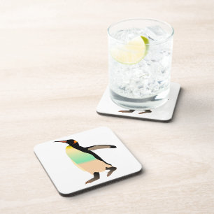 gekleurde pinguïn drankjes onderzetter