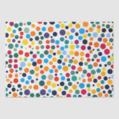 Gekleurde Polka Dot Confetti Tissuepapier (Voorkant)