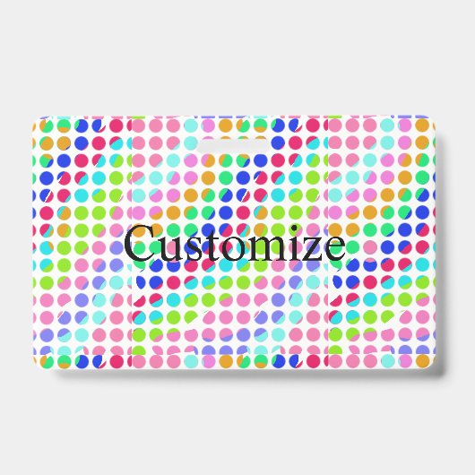 gekleurde polka stippen Thunder_Cove Badge (Voorzijde)
