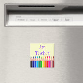 Gekleurde potloden Art Teacher Magneet (Insitu (Vaatwasser))