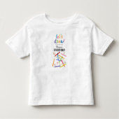 Gekleurde potloden Kinder kunst Kids verjaardagsfe Shirts (Voorkant)