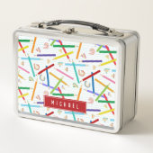 Gekleurde potloden Patroon Kinder School (Voorkant)