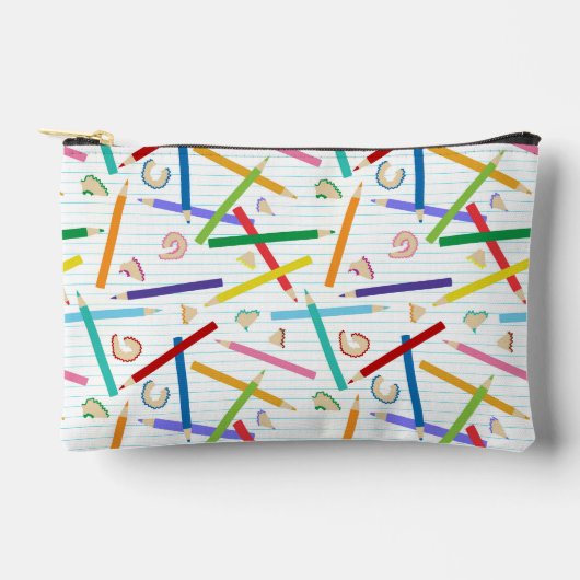 Gekleurde potloden Patroon Kinderen Etui (Voorkant)