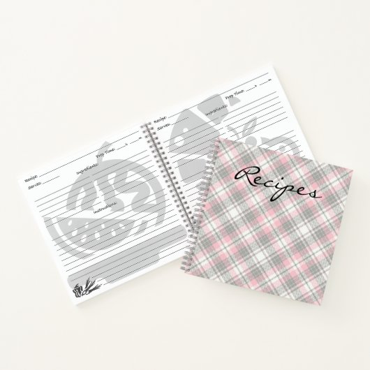 Gekleurde recepten notitieboeken (Binnen)