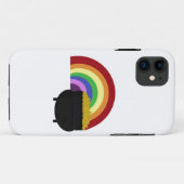 gekleurde regenboog en goudpit Case-Mate iPhone case (Achterkant (horizontaal))