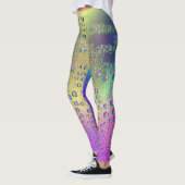 Gekleurde regendruppels leggings (Links)
