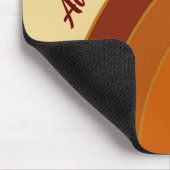 Gekleurde retrocessiegeleerde regenboognaam muismat (Hoek)