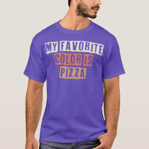 gekleurde retroflectuur Mijn favoriete kleur is Pi T-shirt