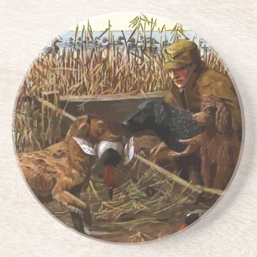 gekleurde revers met het Onderzetter van de Duck (Voorkant)