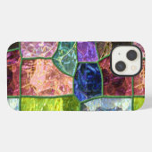 gekleurde rots iPhone hoesje (Achterkant horizontaal)