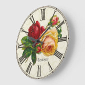 gekleurde Rozen Grote Klok (Hoek)