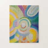Gekleurde schijven | Robert Delaunay Legpuzzel (Verticaal)