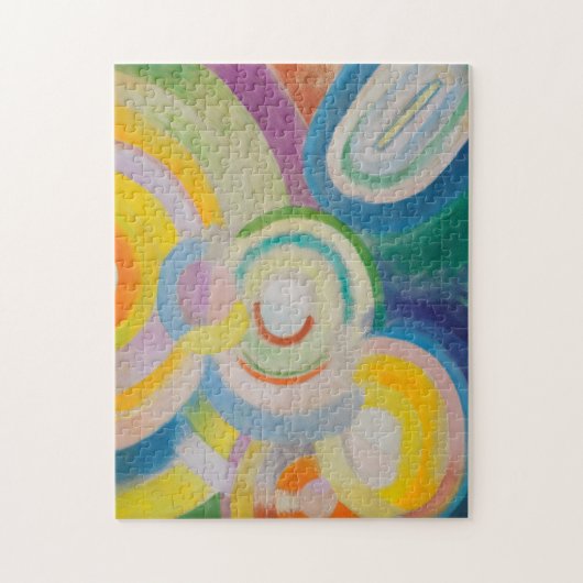 Gekleurde schijven | Robert Delaunay Legpuzzel (Verticaal)