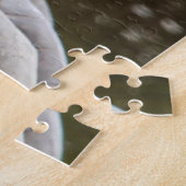 gekleurde schildpadden die zichzelf zonnen in een legpuzzel (Zijkant)