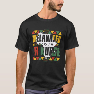 Gekleurde SEH-verpleegster Zwarte Geschiedenis Maa T-shirt