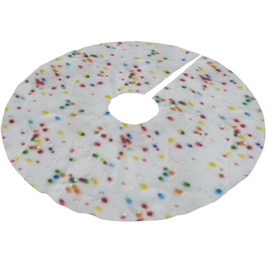 gekleurde sprinken kerstboom rok (Gekanteld)