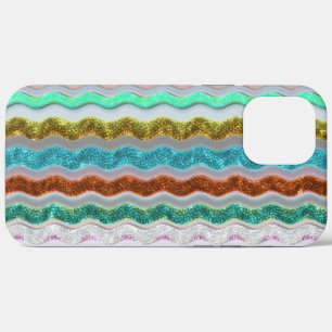 gekleurde strepen op snakeskin Case-Mate iPhone case