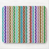 gekleurde strepen op snakeskin muismat (Voorkant)