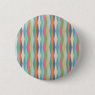 Gekleurde strepen. ronde button 5,7 cm