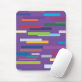 gekleurde Stripes Mousepad Muismat (Met muis)
