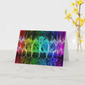 Gekleurde tanden glimlach ontwerp tandarts Wenskaa Kaart (Gele Bloem)