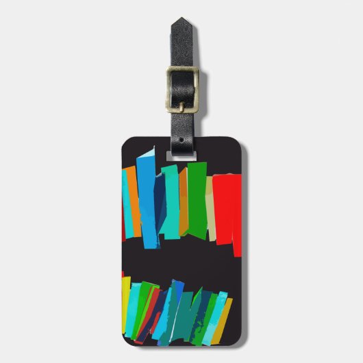 gekleurde trappen bagagelabel (Voorkant verticaal)