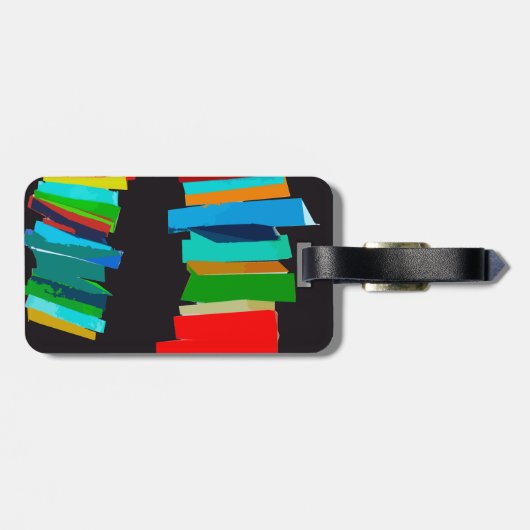 gekleurde trappen bagagelabel (Achterkant horizontaal)