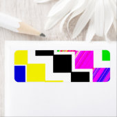 gekleurde trappen etiket (Insitu)