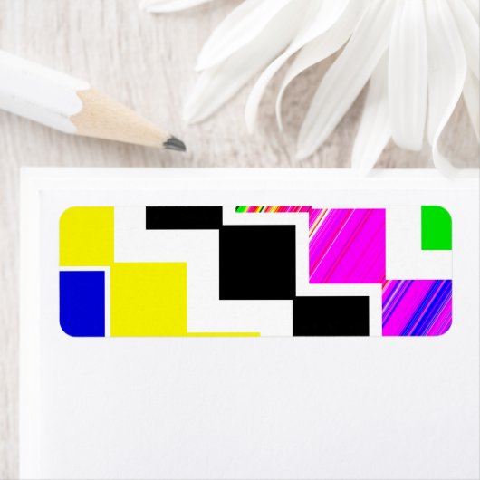 gekleurde trappen etiket (Insitu)