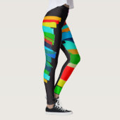 gekleurde trappen leggings (Rechts)