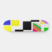 gekleurde trappen persoonlijk skateboard (Horizontaal)