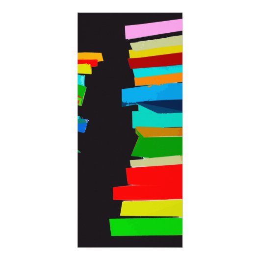 gekleurde trappen reclamekaart (Achterkant)