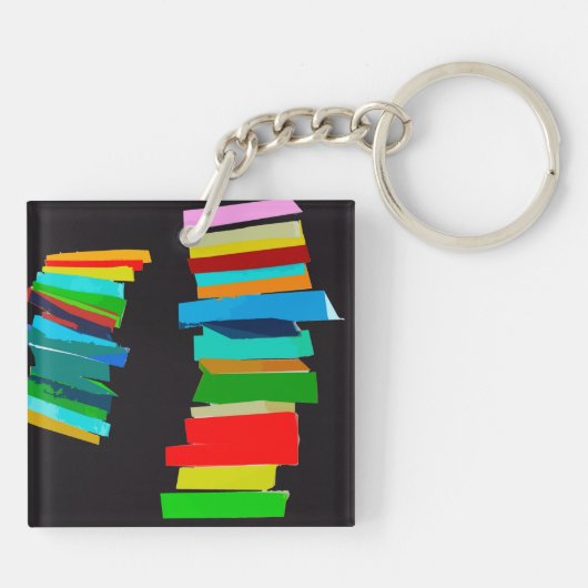gekleurde trappen sleutelhanger (Achterkant)