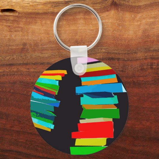 gekleurde trappen sleutelhanger (Voorkant)