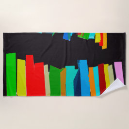 gekleurde trappen strandlaken